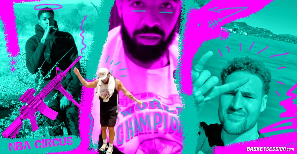 NBA CIRCUS : Drake est ridicule, Whiteside se fait voler un gun à 50 000$, Klay est magique