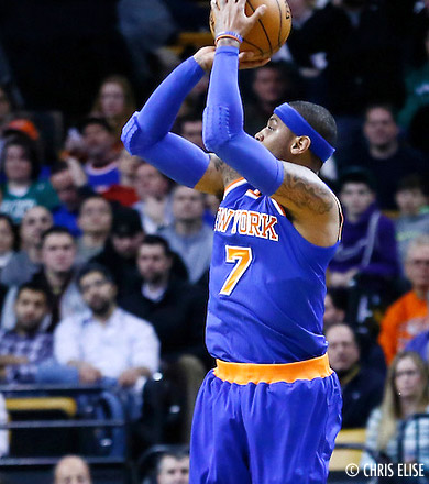 Dixième victoire de suite pour les Knicks, 40 pts pour Melo