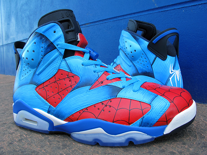 spiderman jordan shoes