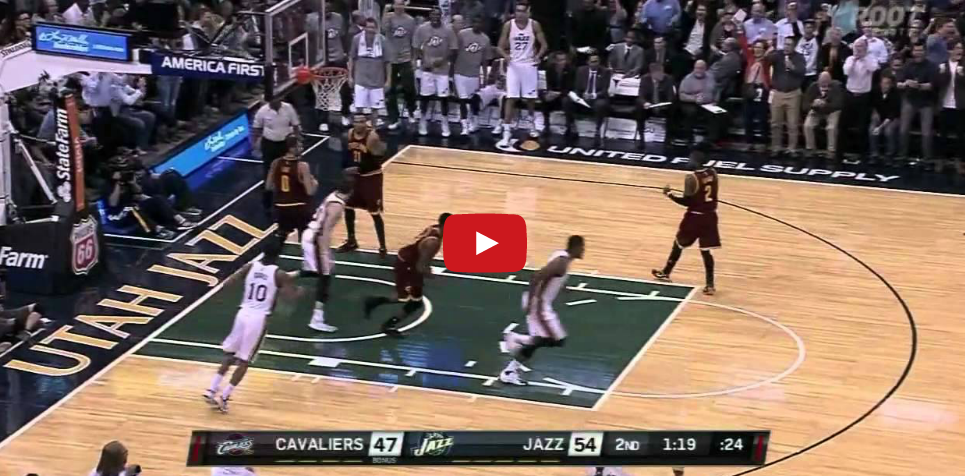 Vidéo : Gordon Hayward met un énorme contre à LeBron James !