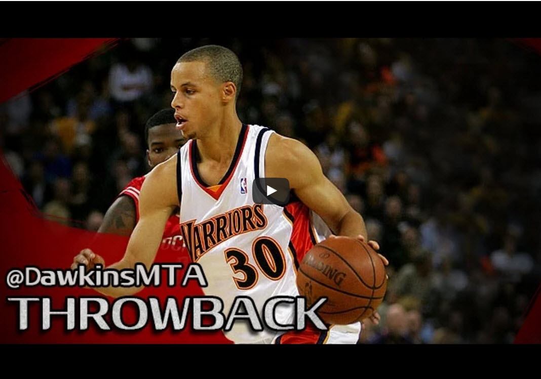 Vintage : Le premier match de Stephen Curry en NBA