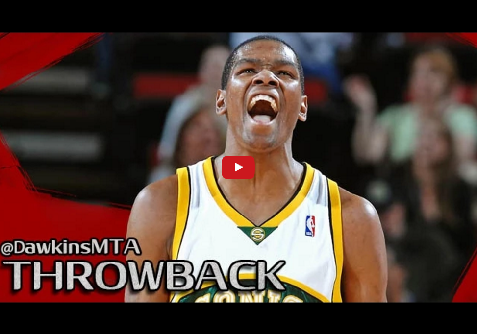 Vintage : Kevin Durant épatant dès son 2e match en NBA