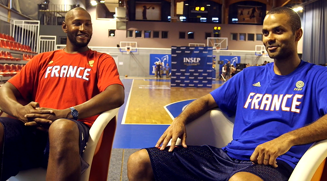 Interviews : INSEParables – Tony Parker & Boris Diaw