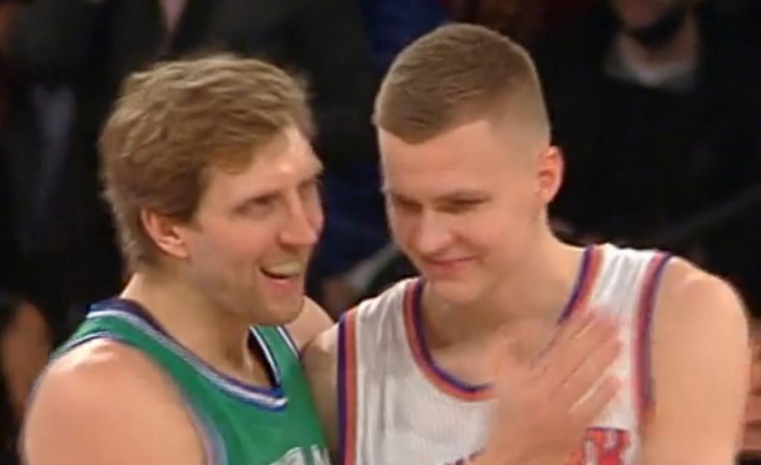 Adoubé par Dirk Nowitzki, Kristaps Porzingis brille dans la défaite