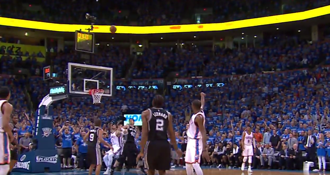 Le shoot de Kevin Durant qui a mis les Spurs KO