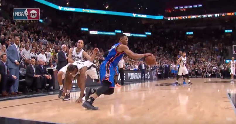 Spurs – Thunder : Encore une action controversée en fin de match…