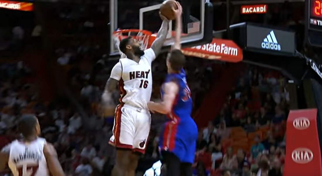 Jon Leuer voulait grimper, mais James Johnson l’a fait redescendre