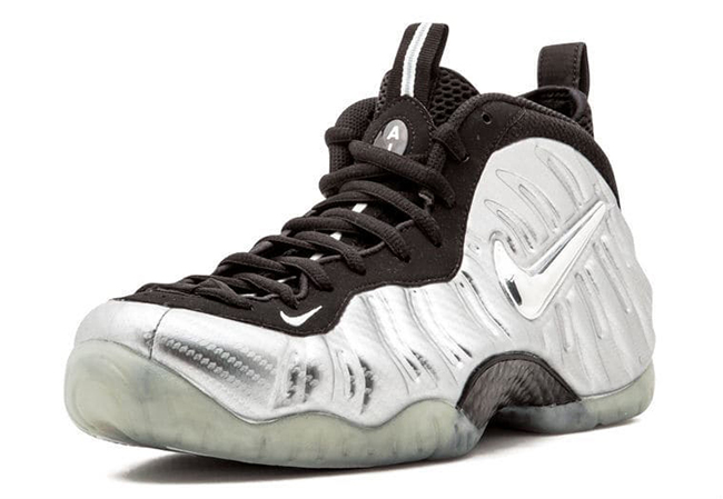 metallic silver foamposites