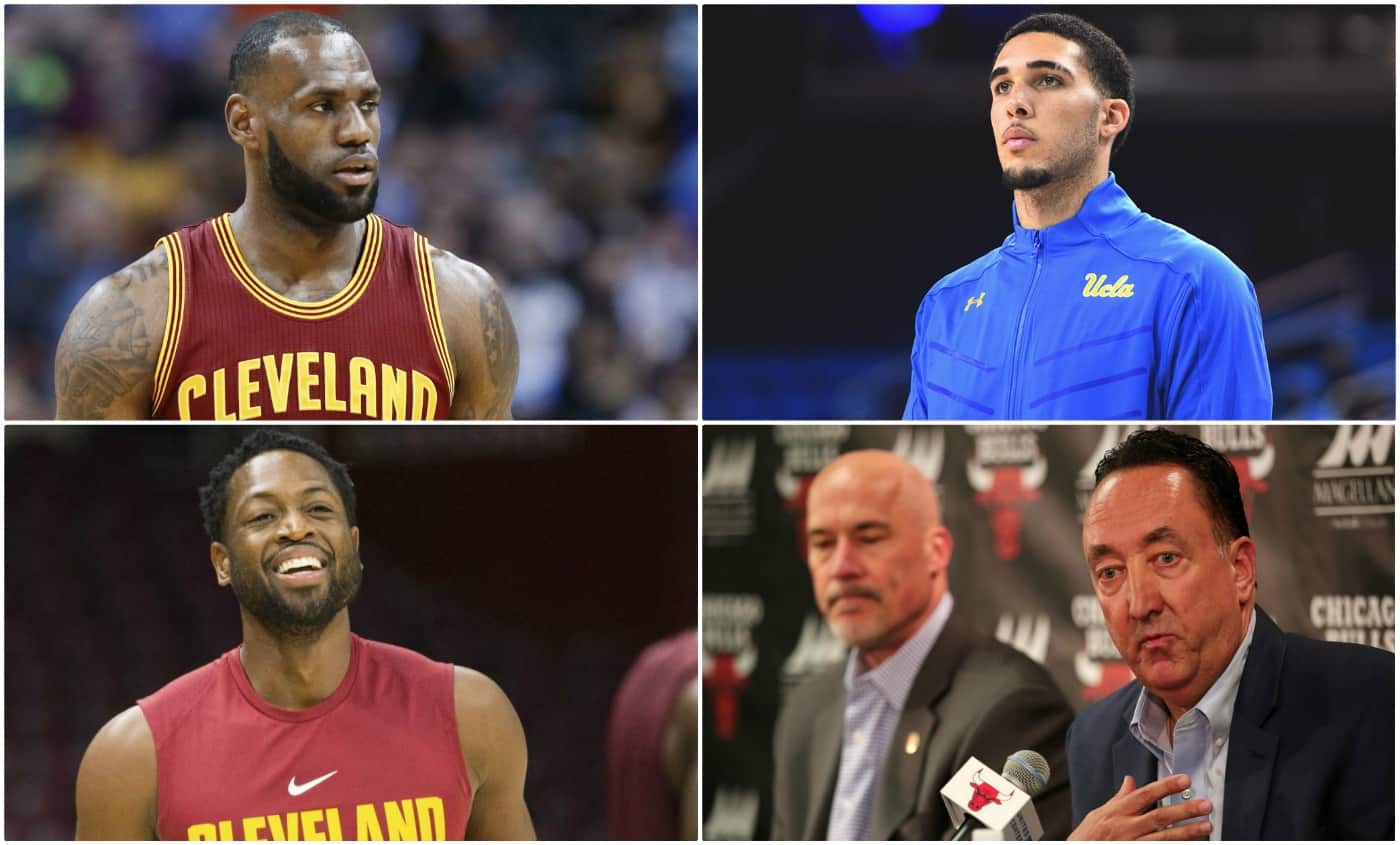 Dwyane Wade, LeBron James, LiAngelo, Bulls élisez la