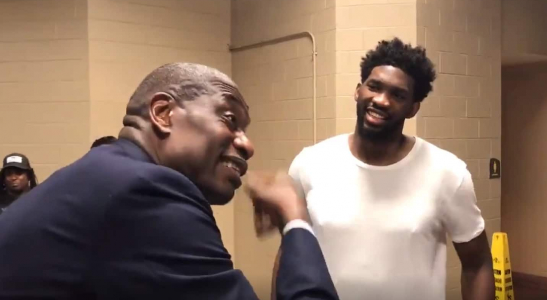 Embiid-Mutombo, leur échange sympa en français