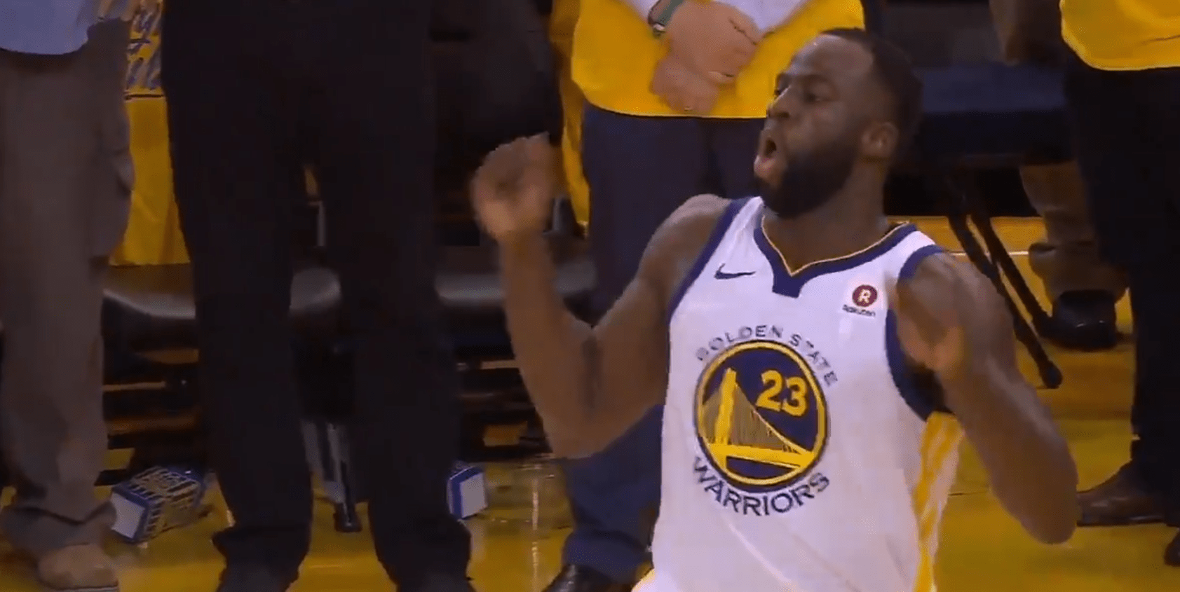 Quand Draymond Green se moque de la cheerleader Kendrick Perkins