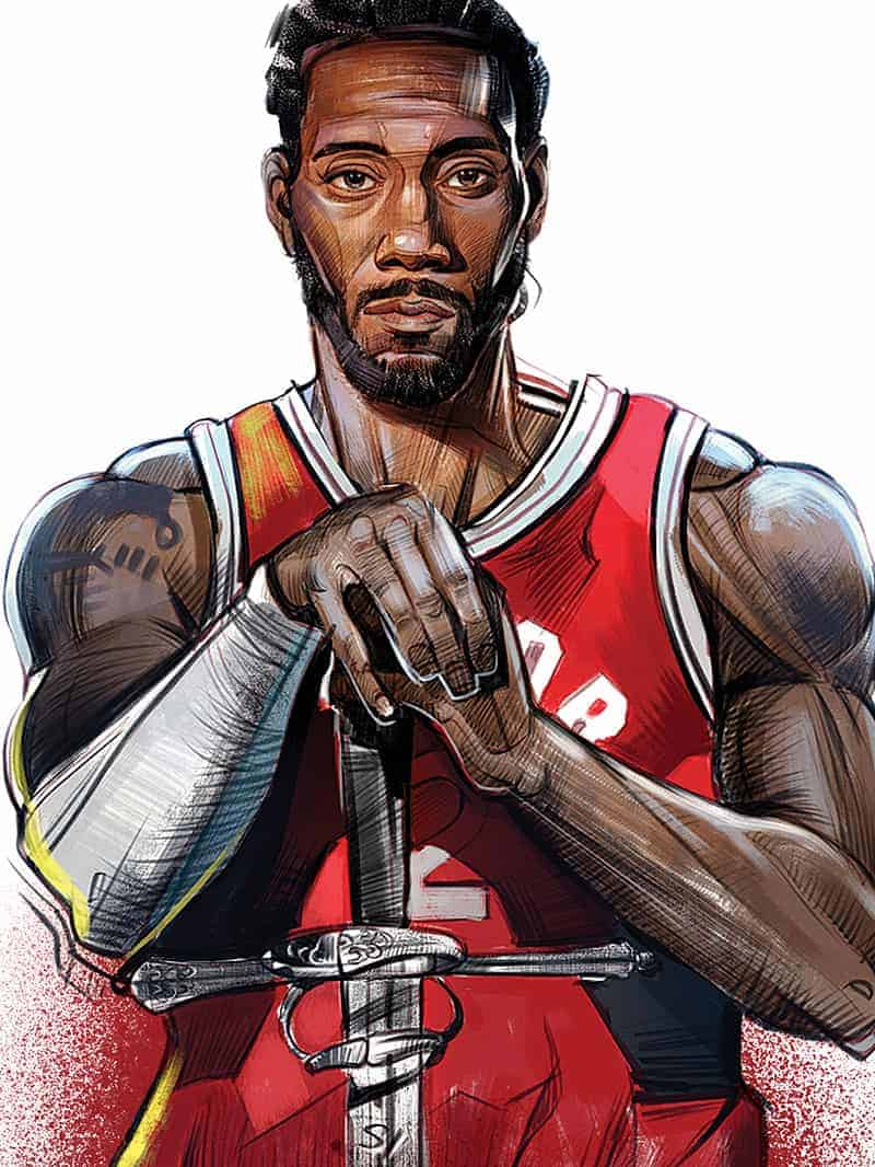 kawhi leonard king of the north