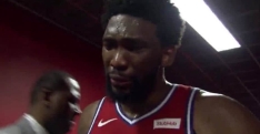 Les larmes de Joel Embiid