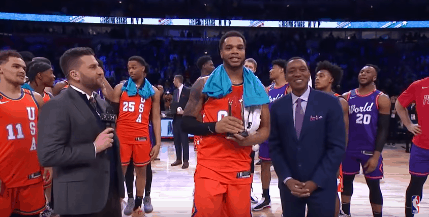 Le Team USA remporte le Rising Stars Challenge, Bridges MVP