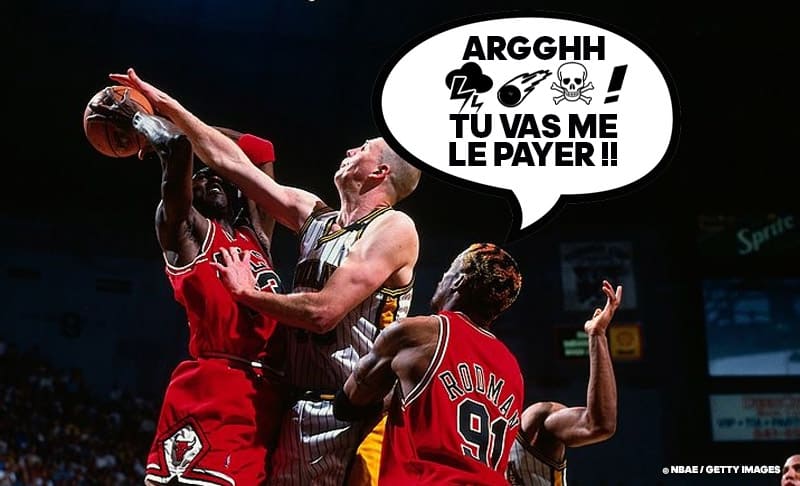 Voilà ce qui se passait quand Michael Jordan se faisait contrer