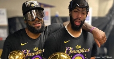 LeBron James, son message fort à Anthony Davis pendant les célébrations !