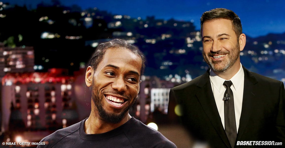 8 choses qu’on a retenues de Kawhi Leonard chez Jimmy Kimmel