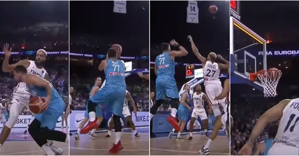 Le panier fou de Luka Doncic contre les Bleus sous tous les angles