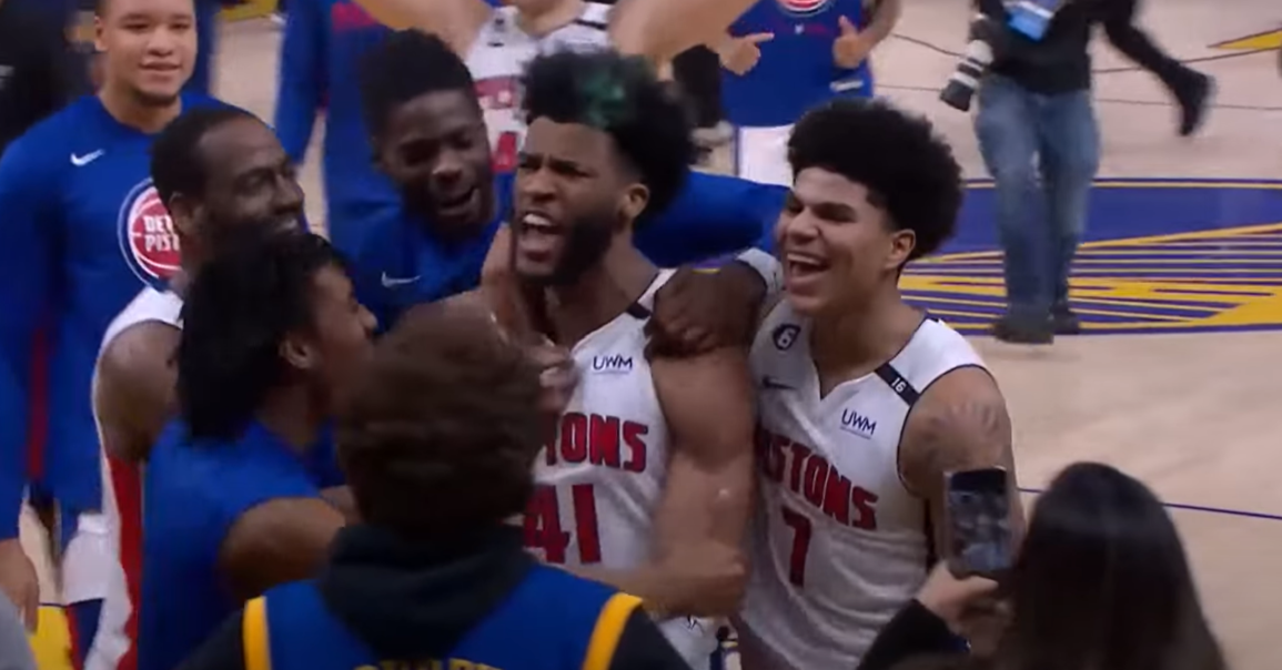 Warriors – Pistons : Une fin de match incroyable qui mène au game winner de Sadiq Bey