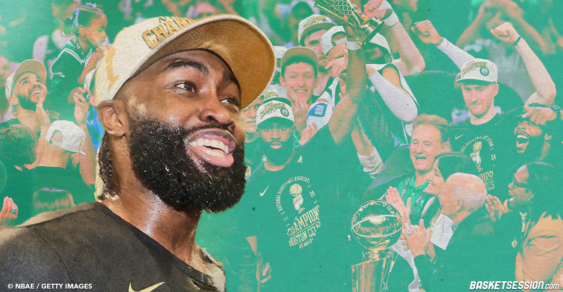 Jaylen Brown nommé MVP des finales