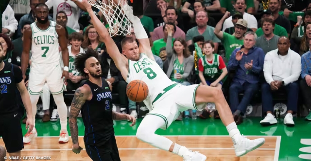 Kristaps Porzingis, la fierté de Jaylen Brown