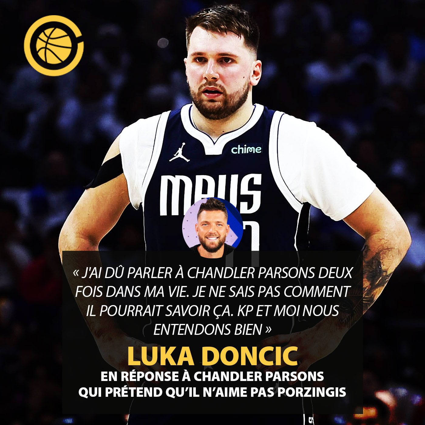 Luka Doncic remet Chandler Parsons à sa place