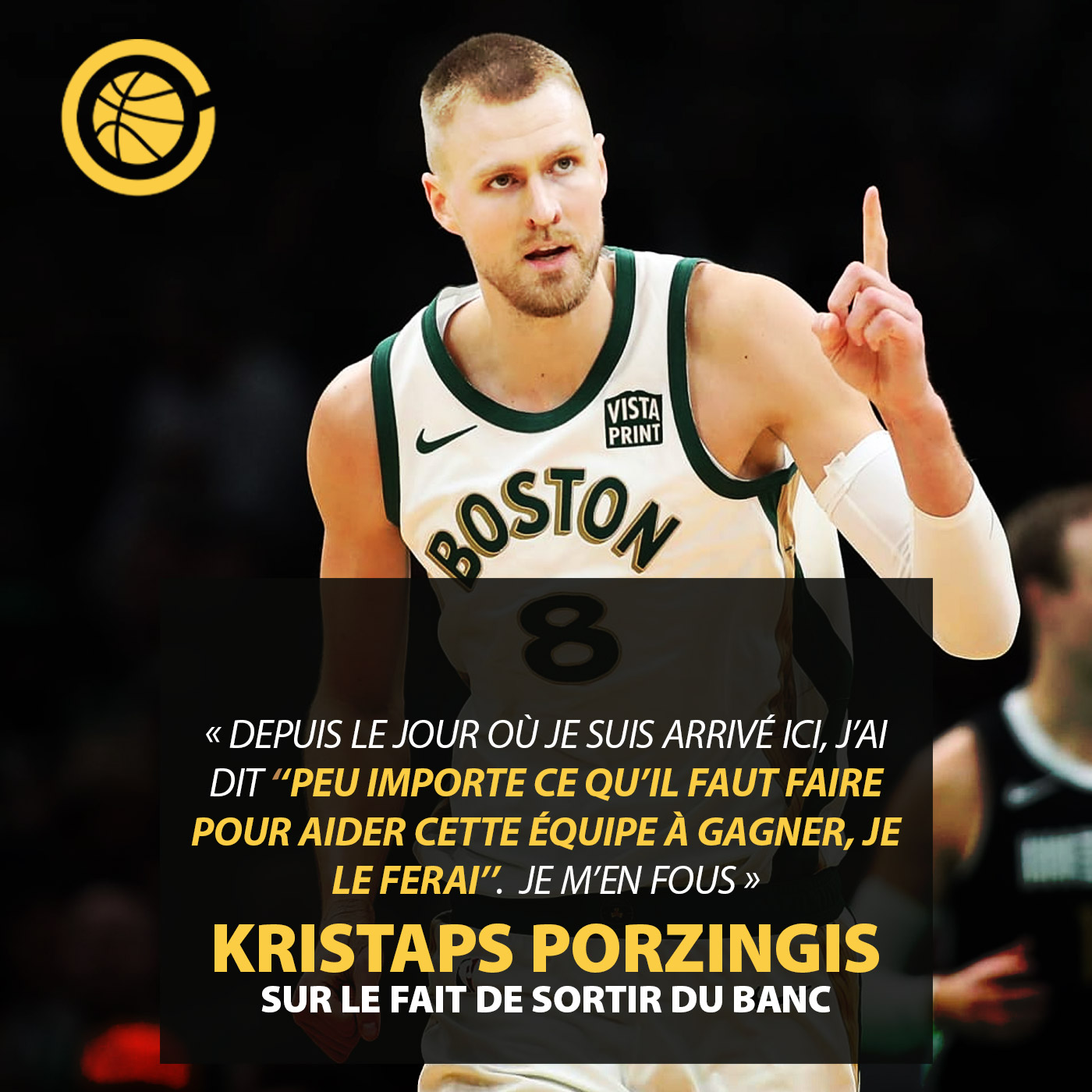 Kristaps Porzingis prêt à tout pour Boston