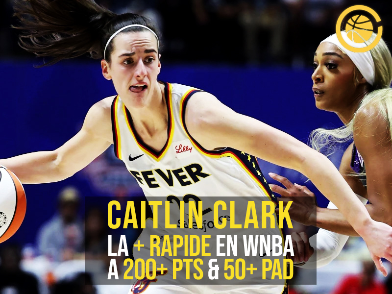 Même bousculée, Caitlin Clark affole les compteurs en WNBA ! 🤯