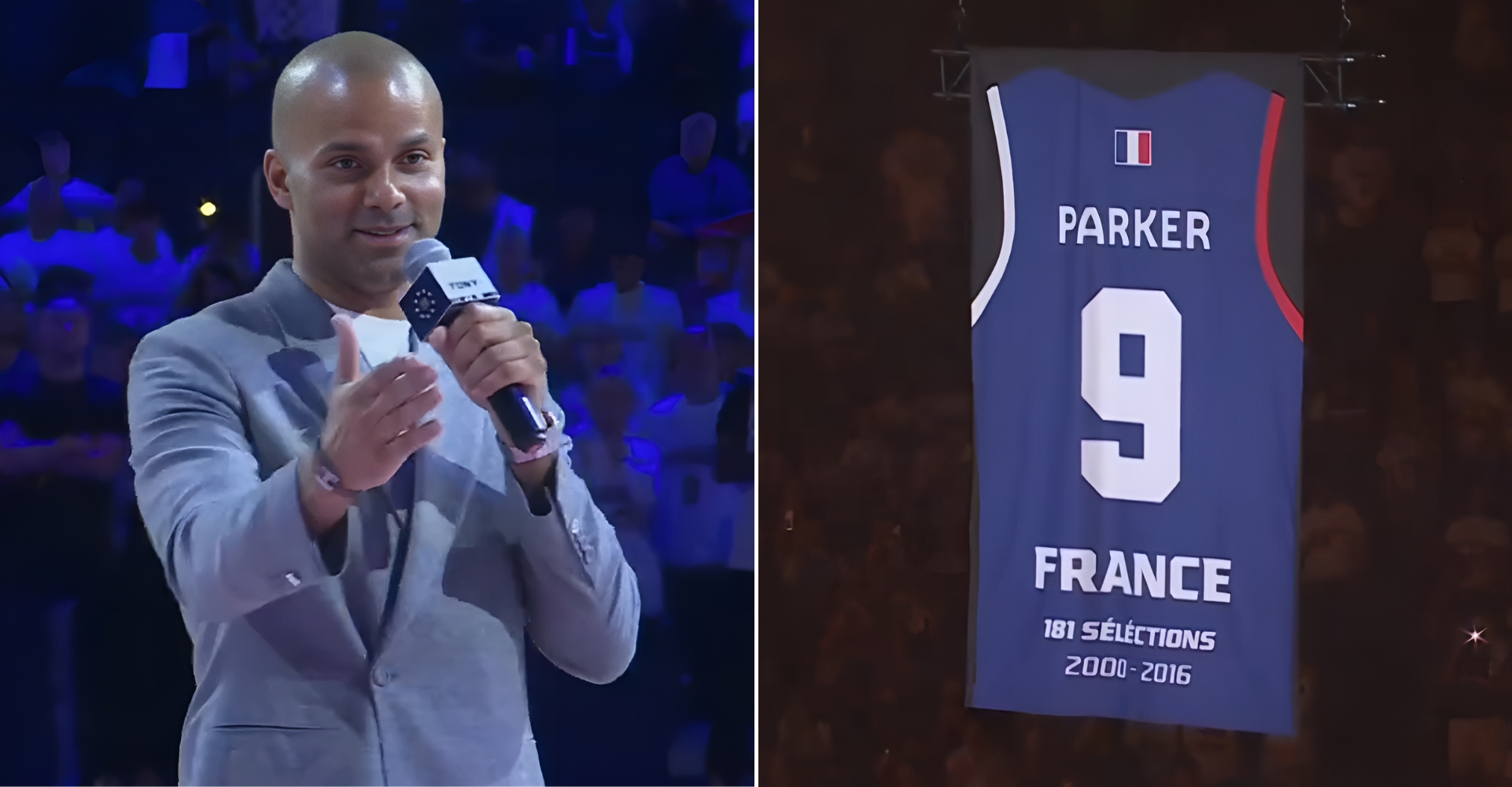 Tony Parker : un maillot retiré par l’équipe de France avec « beaucoup d’émotions »