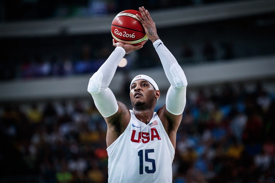 Carmelo Anthony cite son 5 All-Time Team USA