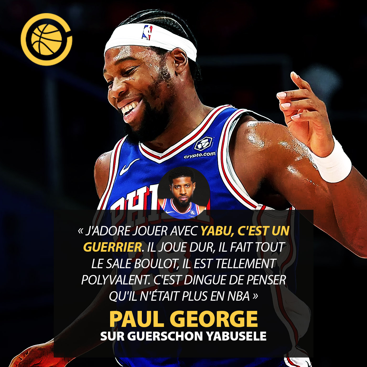 Paul George est fan de Guerschon Yabusele