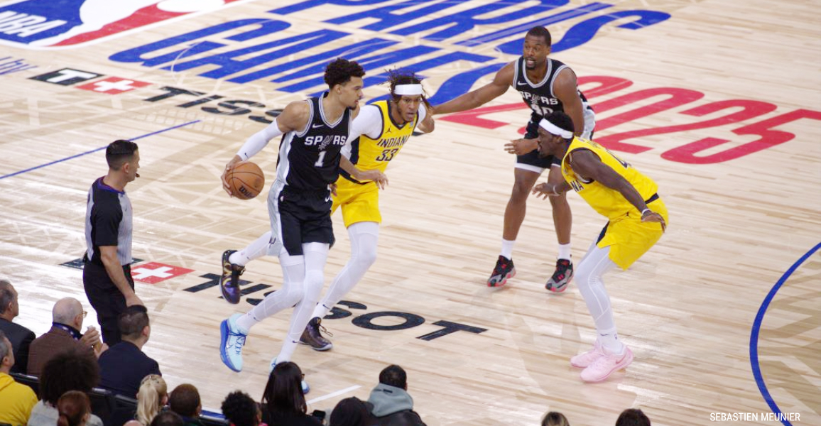 Wembanyama et les Spurs régalent Paris et écrasent les Pacers